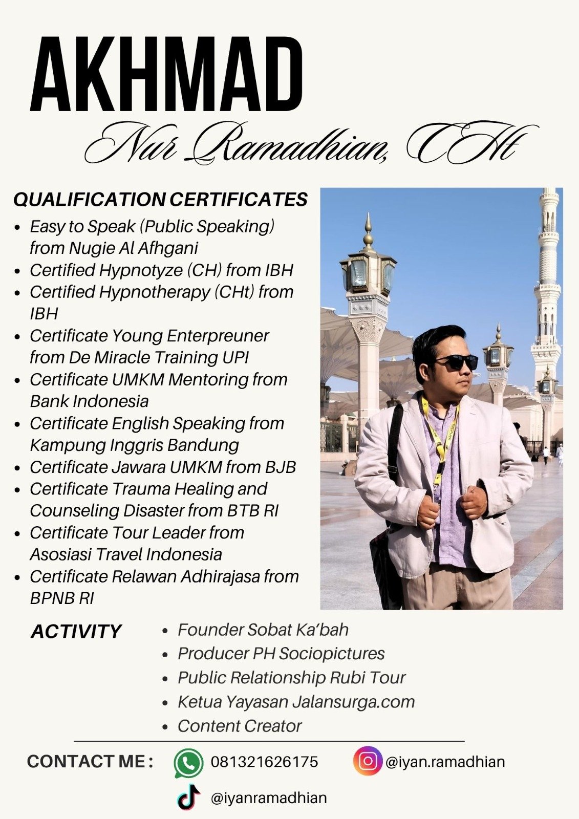 Foto Nama Narasumber